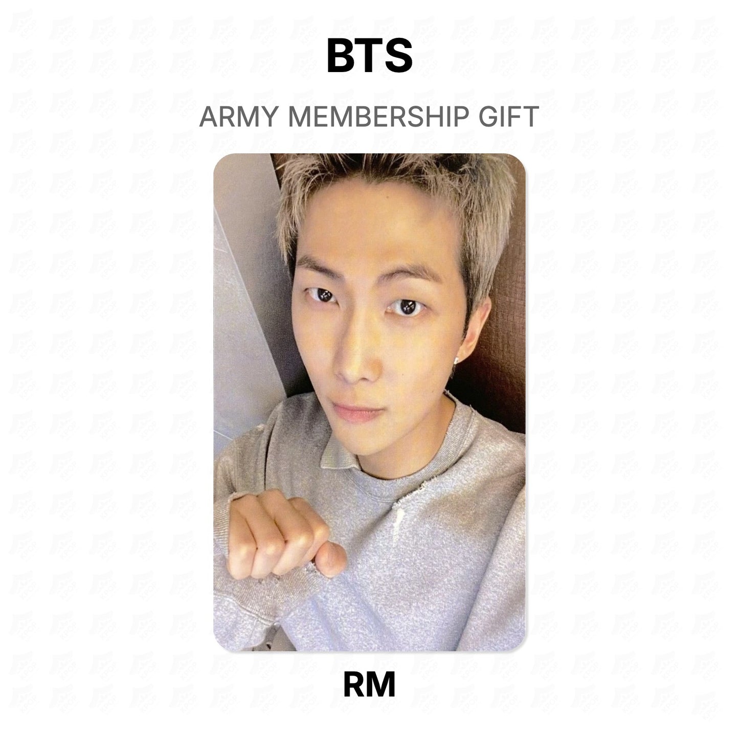 BTS ARMY MEMBERSHIP GIFT photocard oficial