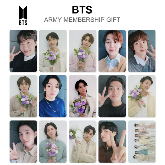 BTS ARMY MEMBERSHIP GIFT photocard ufficiale