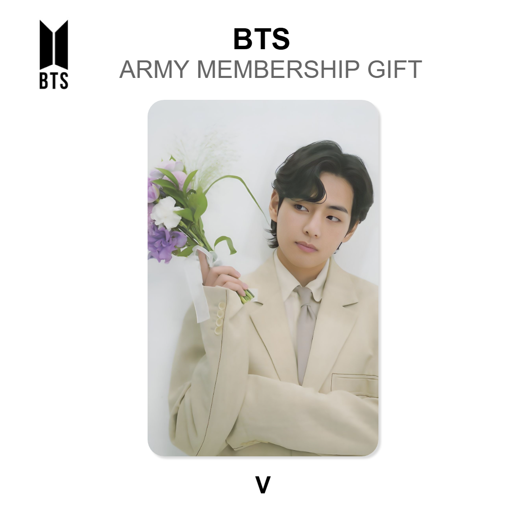 BTS ARMY MEMBERSHIP GIFT photocard oficial