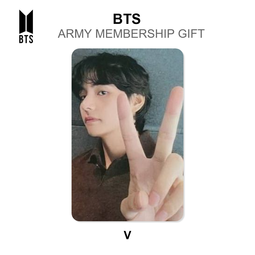 BTS ARMY MEMBERSHIP GIFT Official Photocard – KPOPSEOULCITY
