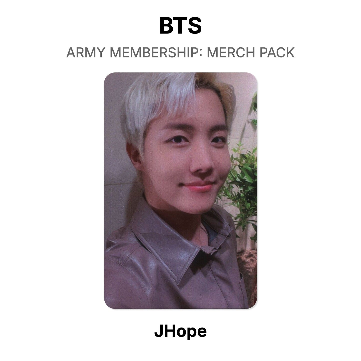 BTS ARMY MEMBERSHIP: MERCH PACK Official Photocard