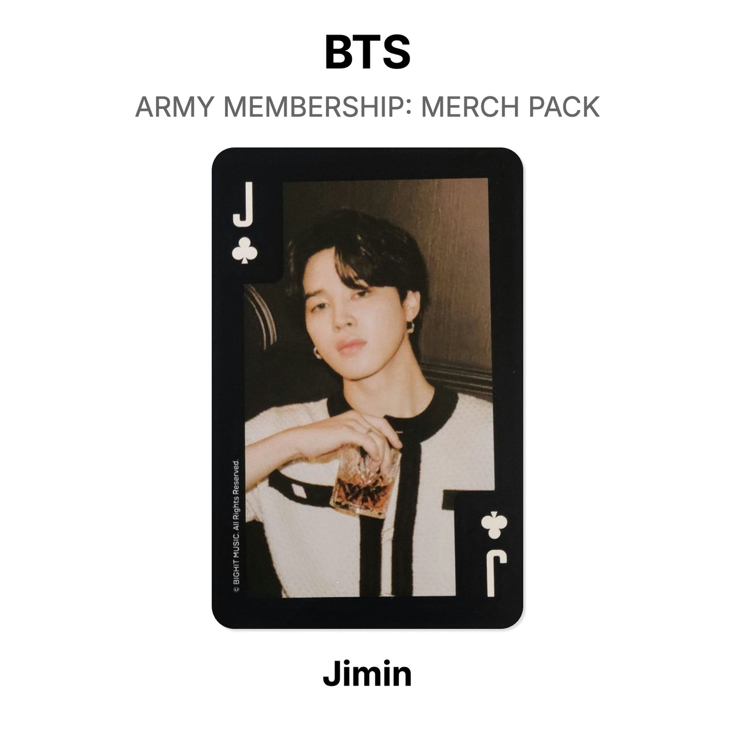 BTS ARMY MEMBERSHIP: MERCH PACK Official Photocard