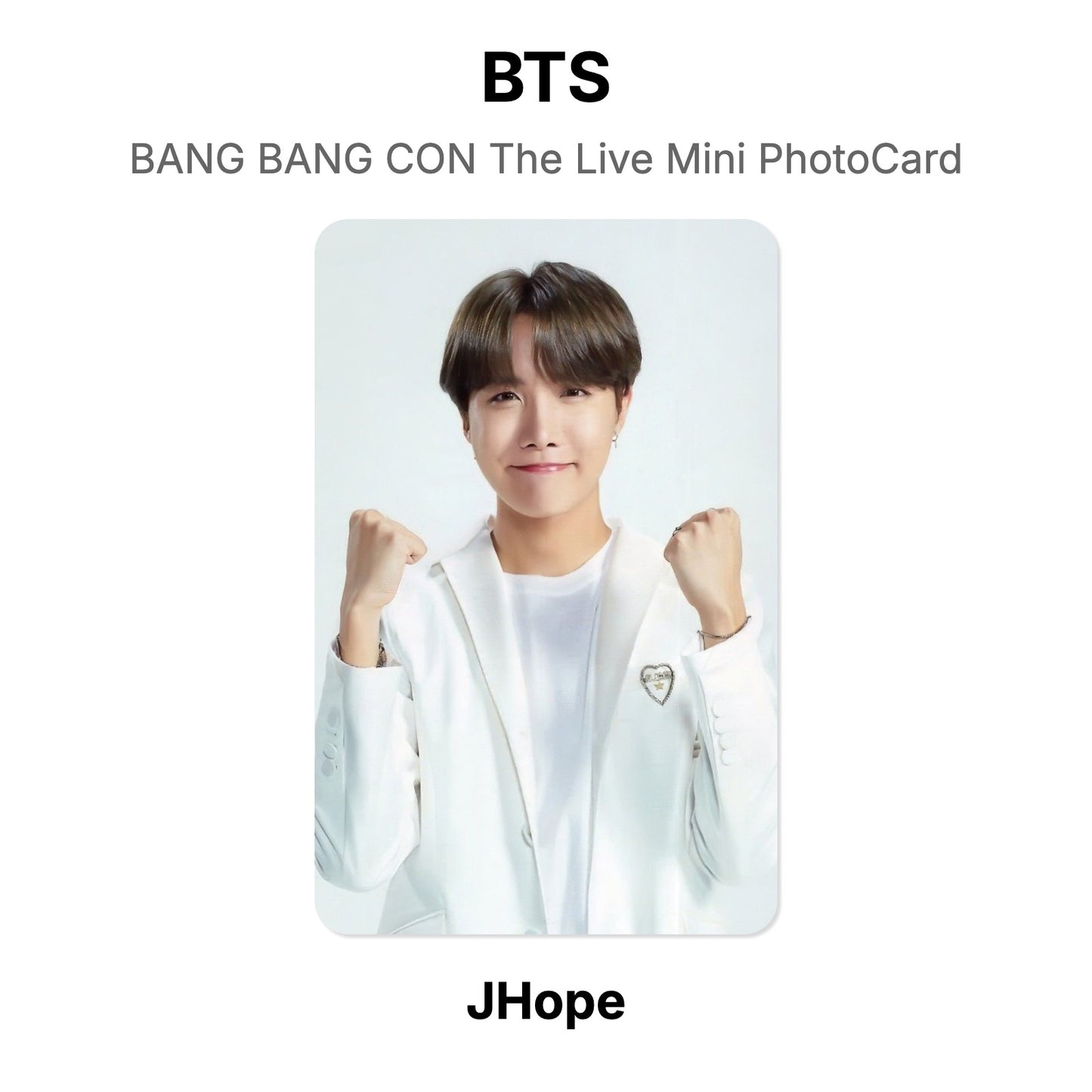 BTS BANG BANG CON The Live Mini PhotoCard photocard resmi