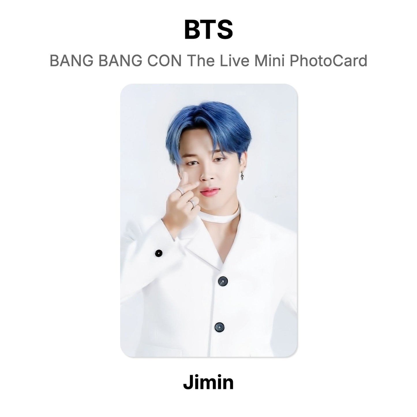 BTS BANG BANG CON The Live Mini PhotoCard photocard resmi