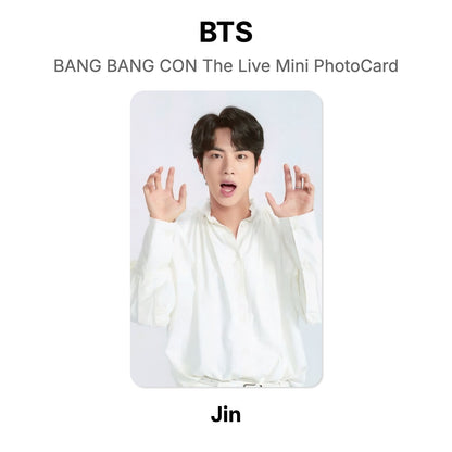 BTS BANG BANG CON The Live Mini PhotoCard photocard resmi