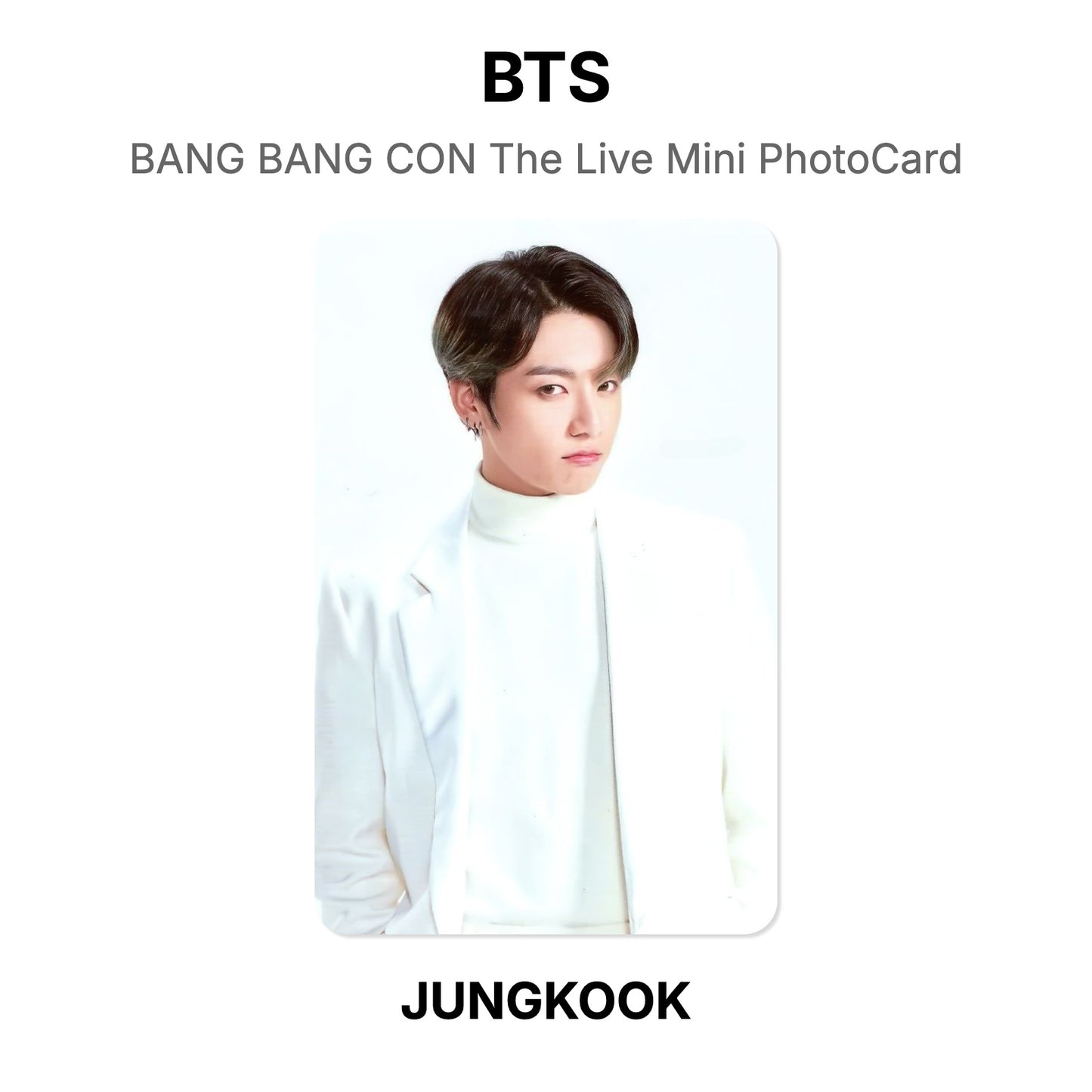 BTS BANG BANG CON The Live Mini PhotoCard photocard resmi