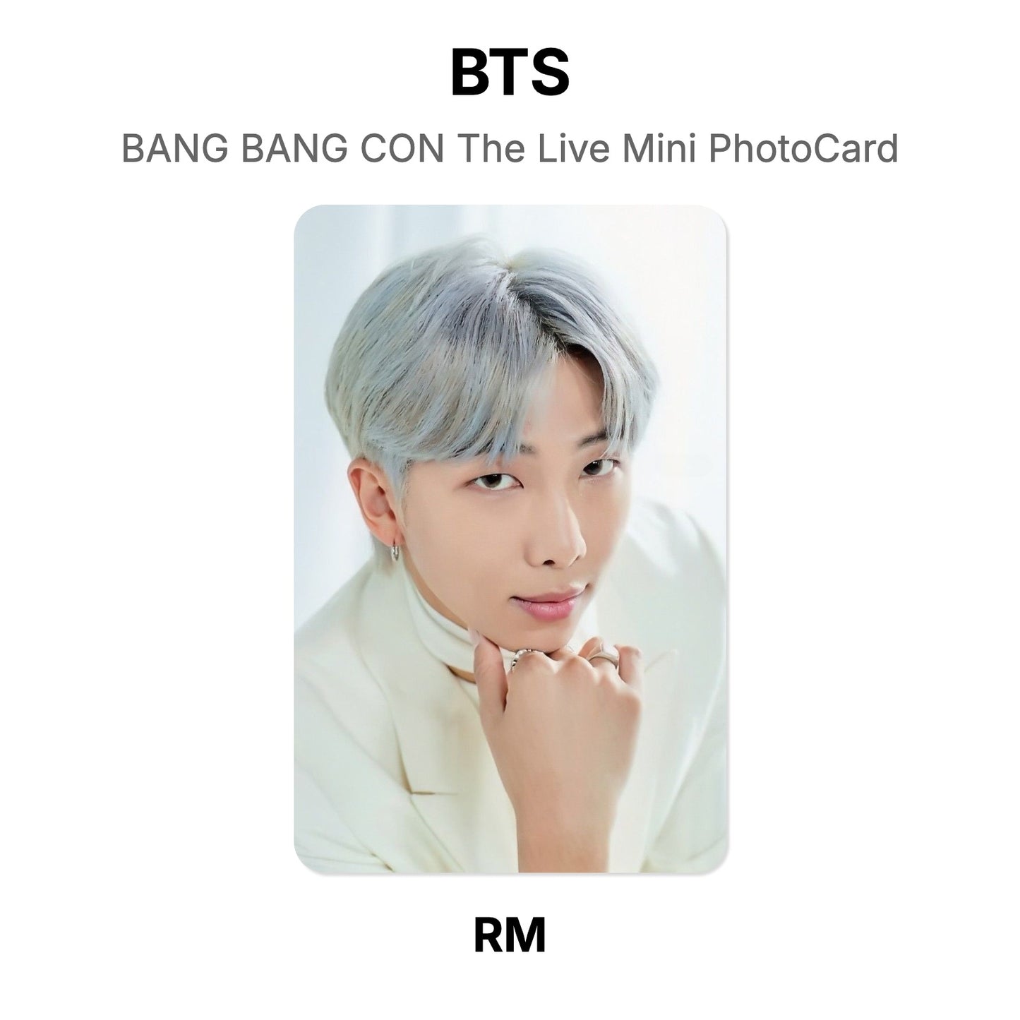 BTS BANG BANG CON The Live Mini PhotoCard photocard resmi