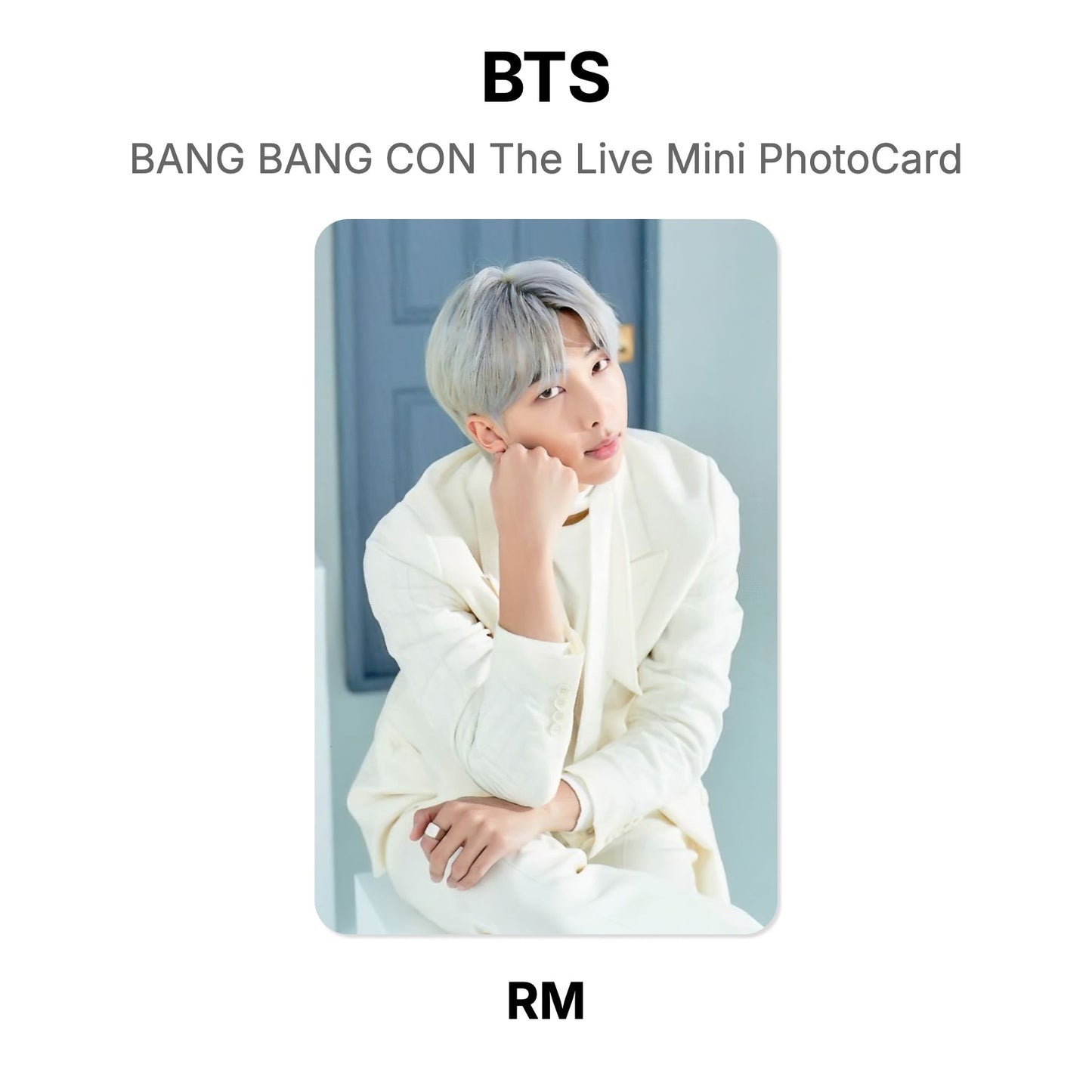 BTS BANG BANG CON The Live Mini PhotoCard photocard resmi