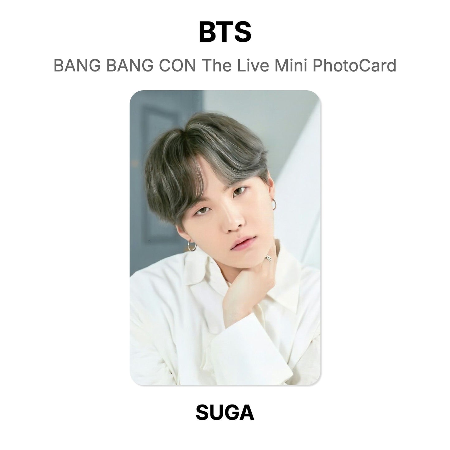 BTS BANG BANG CON The Live Mini PhotoCard photocard resmi