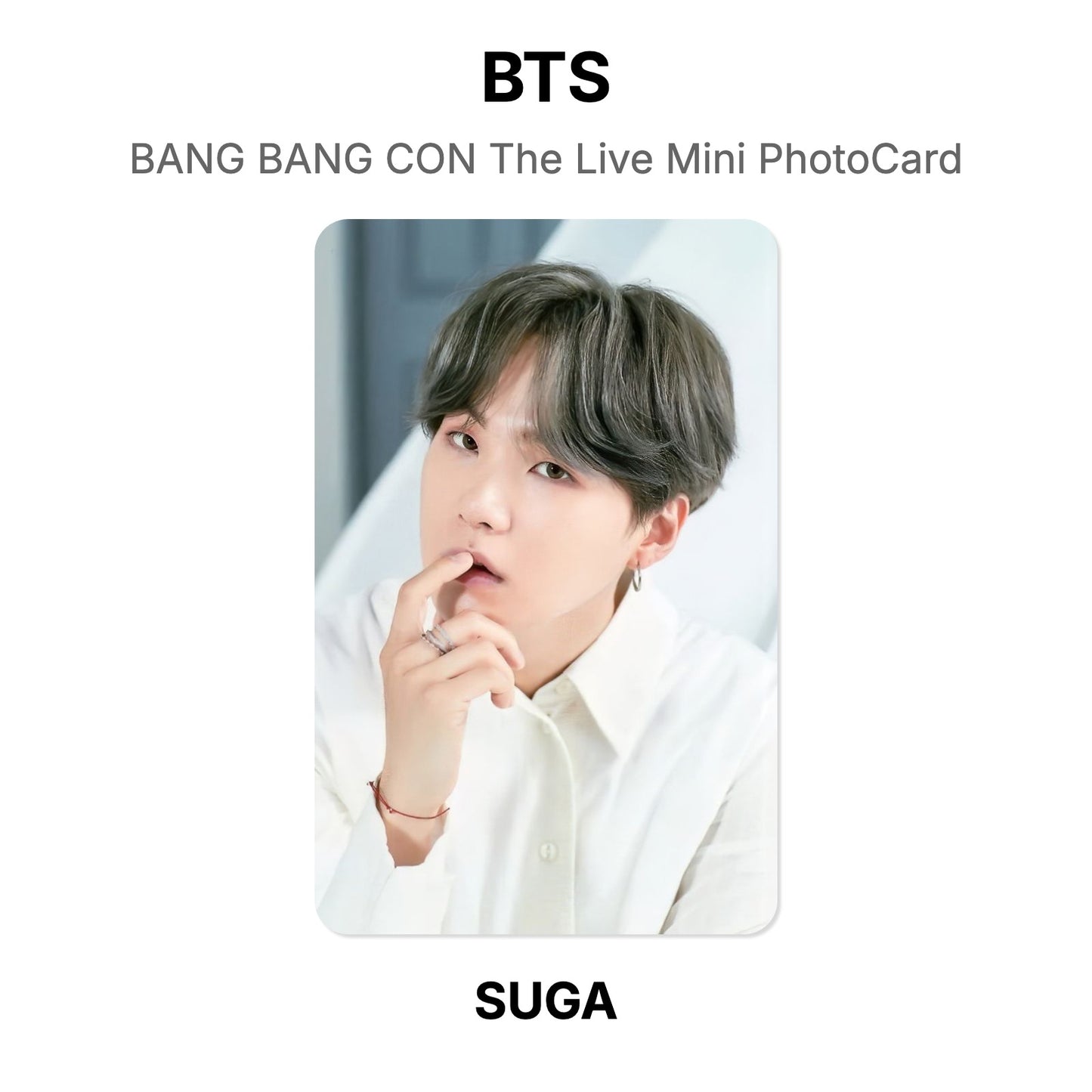BTS BANG BANG CON The Live Mini PhotoCard photocard resmi