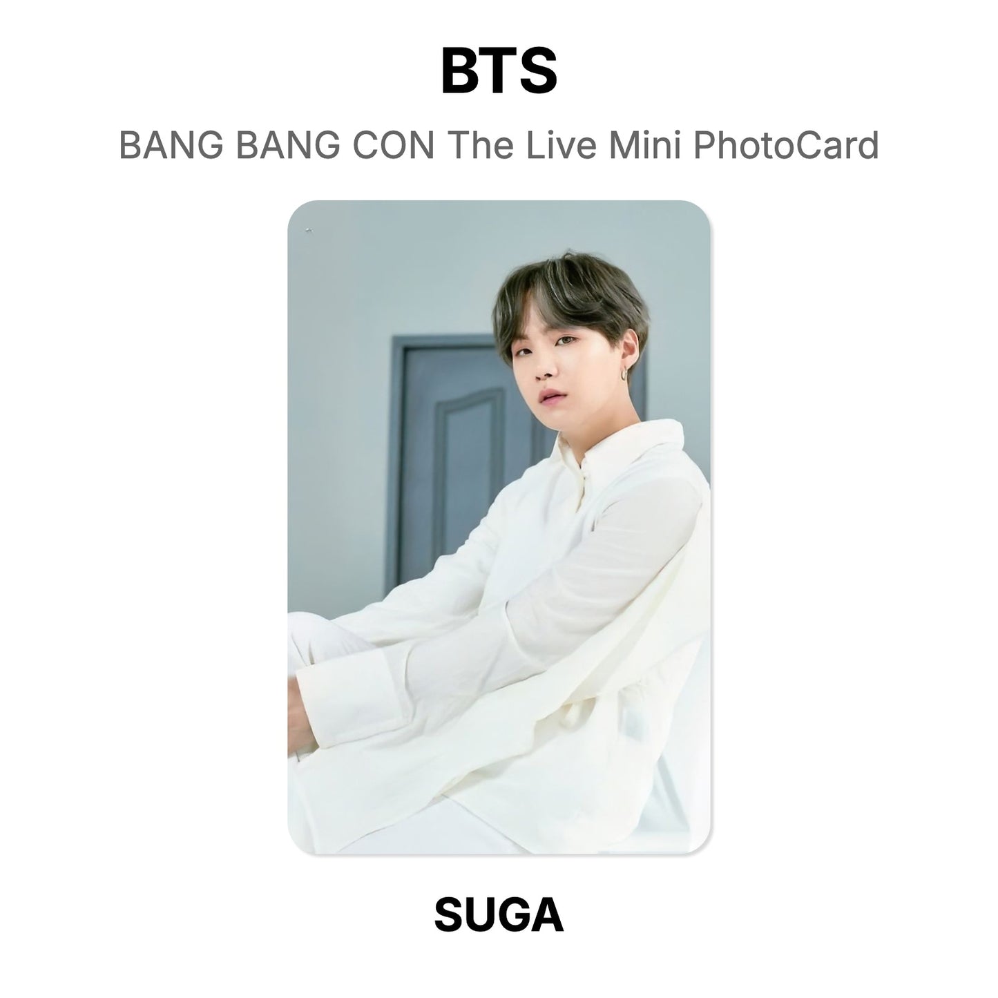 BTS BANG BANG CON The Live Mini PhotoCard photocard resmi
