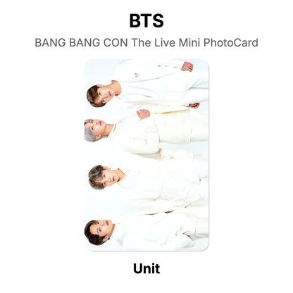 BTS BANG BANG CON The Live Mini PhotoCard photocard resmi