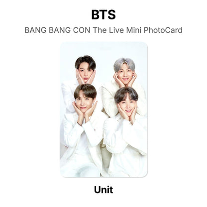 BTS BANG BANG CON The Live Mini PhotoCard photocard resmi