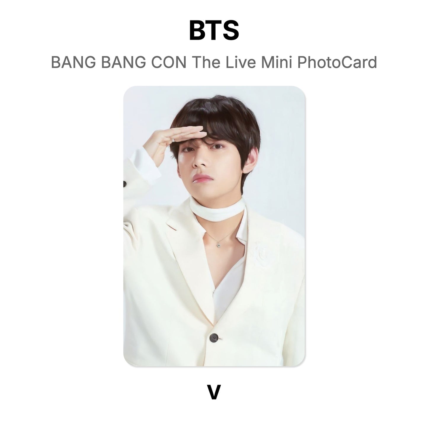 BTS BANG BANG CON The Live Mini PhotoCard photocard resmi