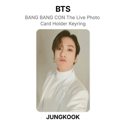 BTS BANG BANG CON The Live Photo Card Holder Keyring Official Photocard