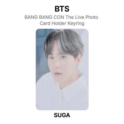 BTS BANG BANG CON The Live Photo Card Holder Keyring Official Photocard