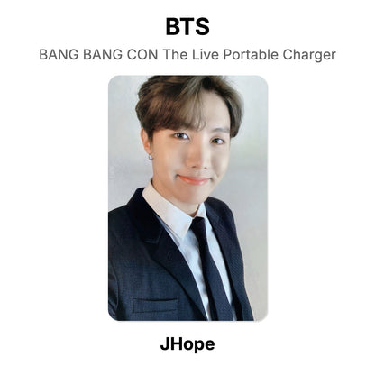 BTS BANG BANG CON The Live Portable Charger photocard oficial
