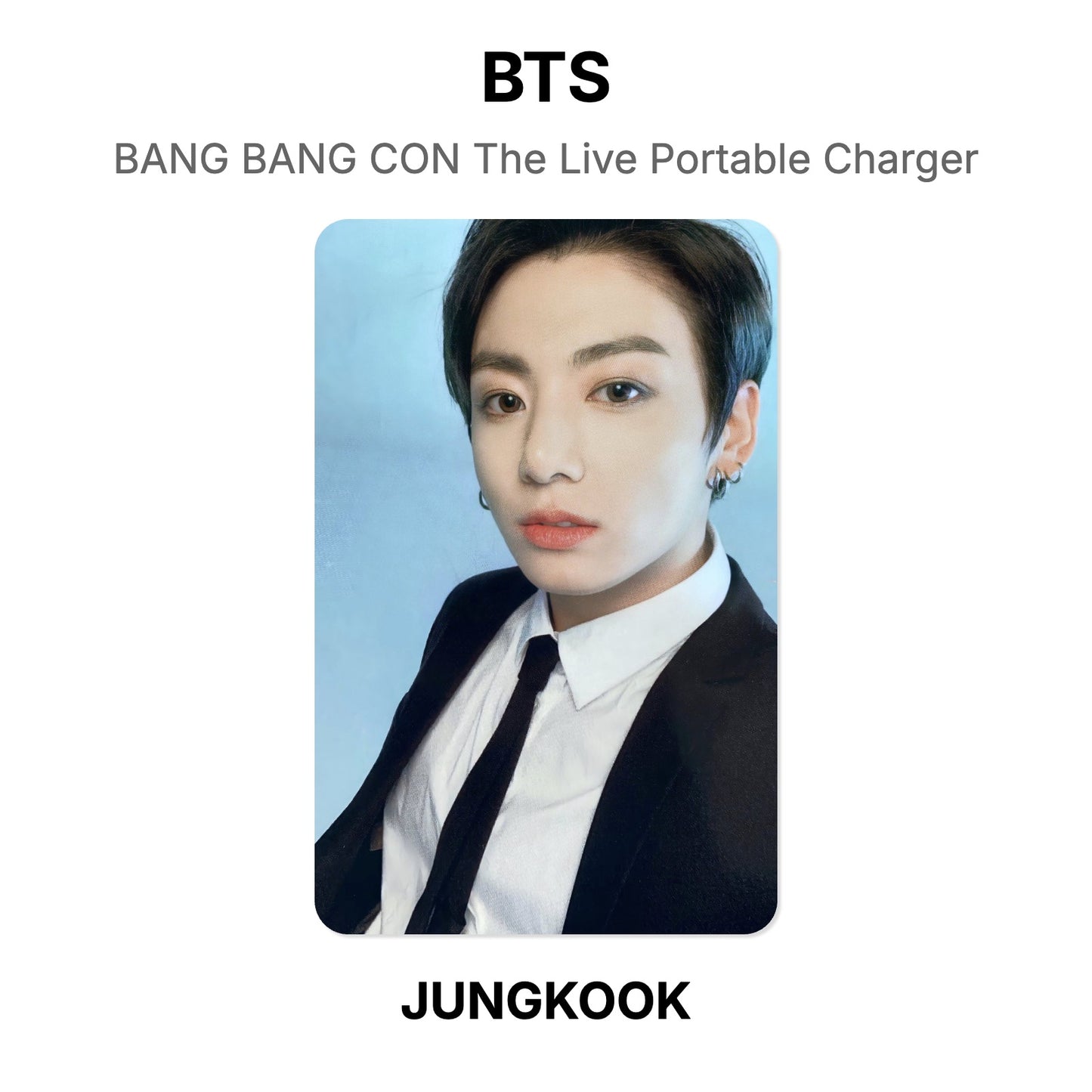 BTS BANG BANG CON The Live Portable Charger photocard oficial