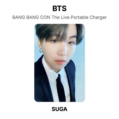 BTS BANG BANG CON The Live Portable Charger photocard oficial