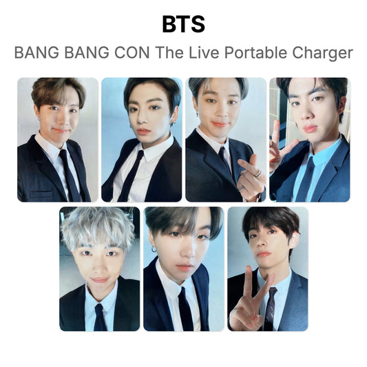 BTS BANG BANG CON The Live Portable Charger Official Photocard