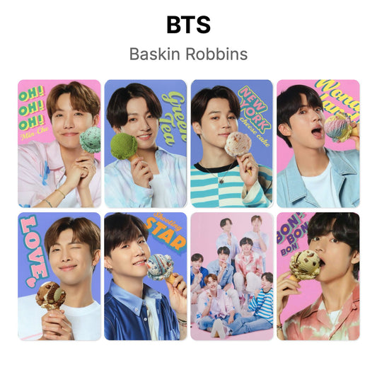 BTS Baskin Robbins Official Photocard