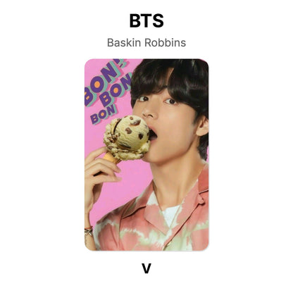 BTS Baskin Robbins Official Photocard