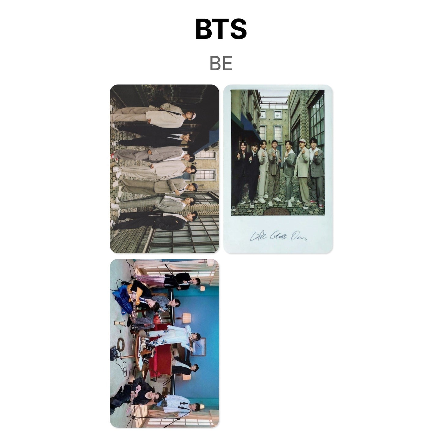 BTS BE 官方小卡