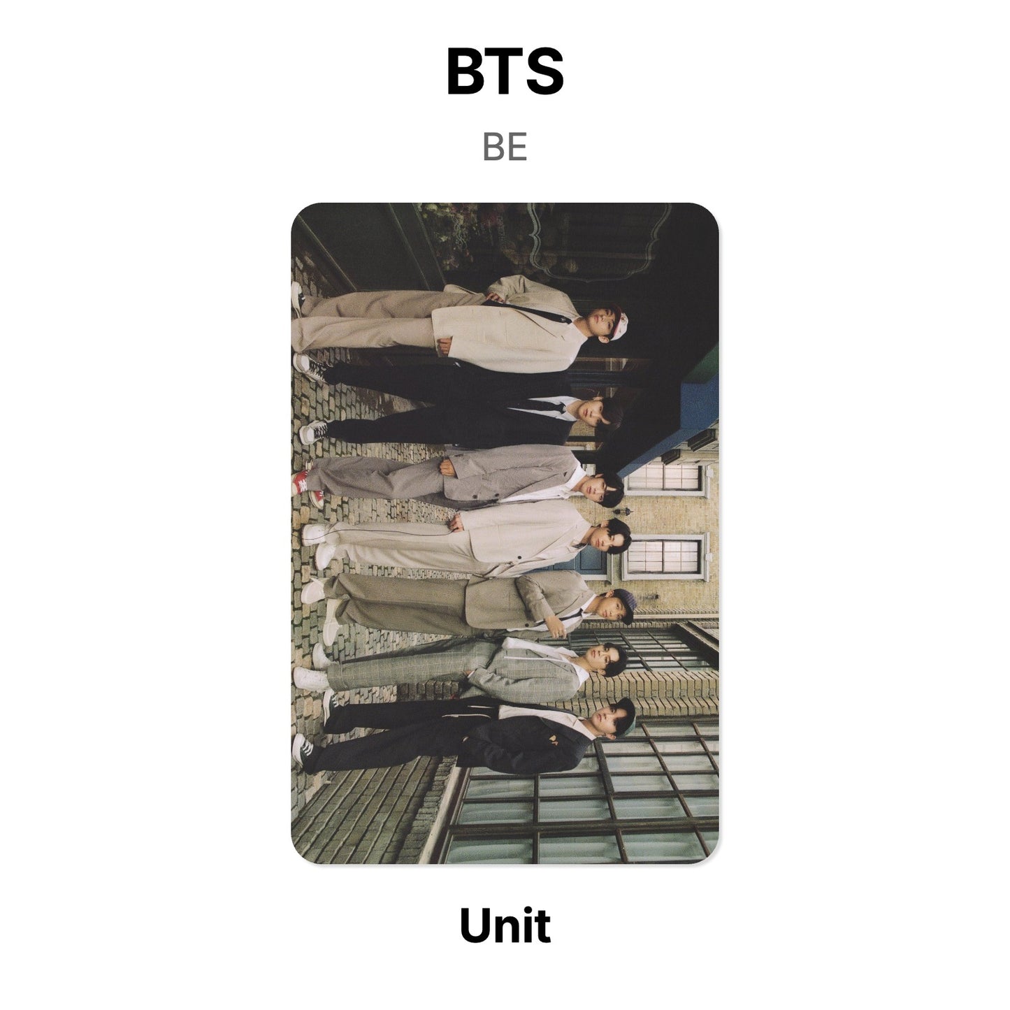 BTS BE 官方小卡