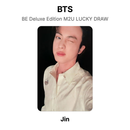 BTS BE Deluxe Edition M2U LUCKY DRAW photocard officielle