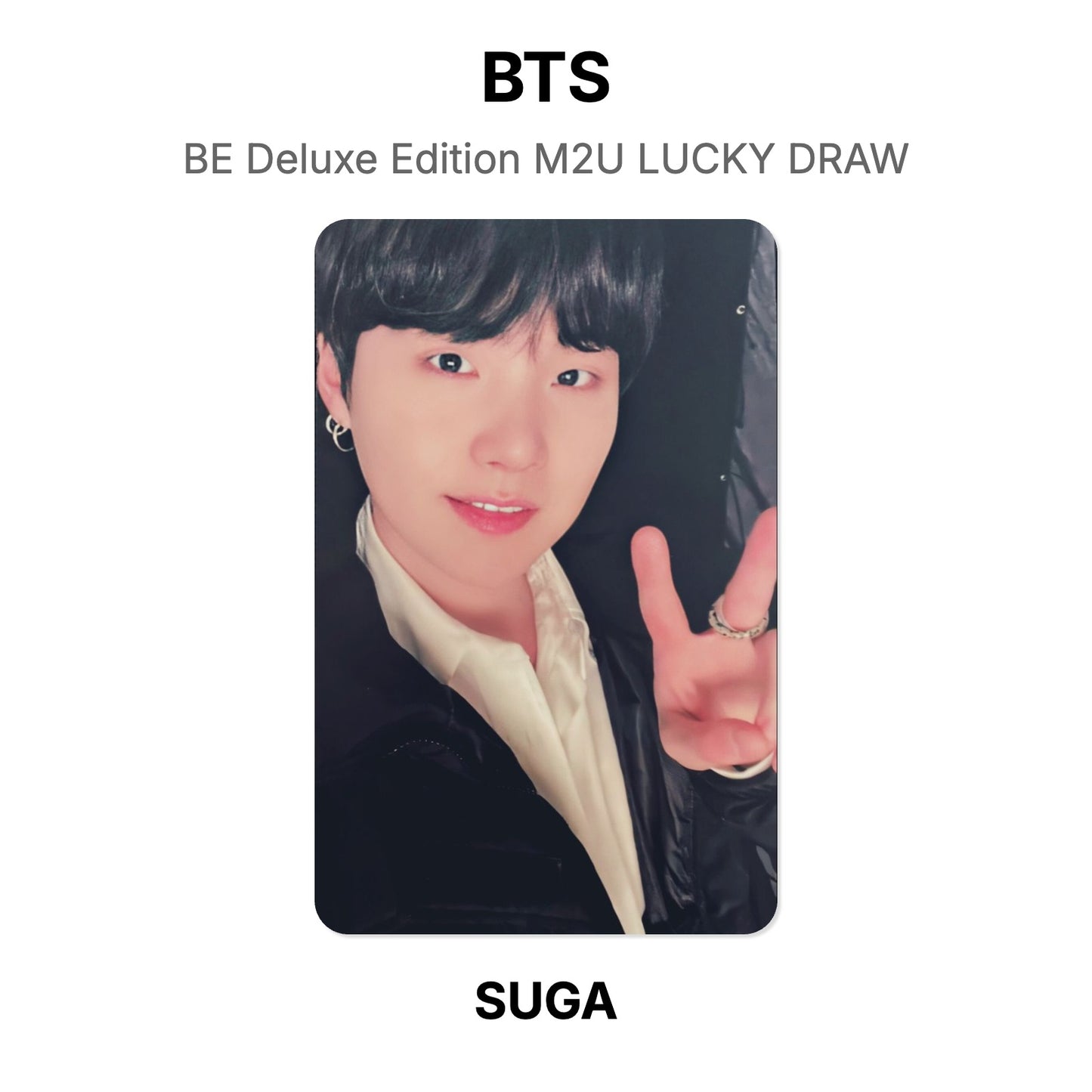 BTS BE Deluxe Edition M2U LUCKY DRAW Official Photocard
