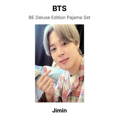 BTS BE Deluxe Edition Pyjama Set Offizielle Fotokarte