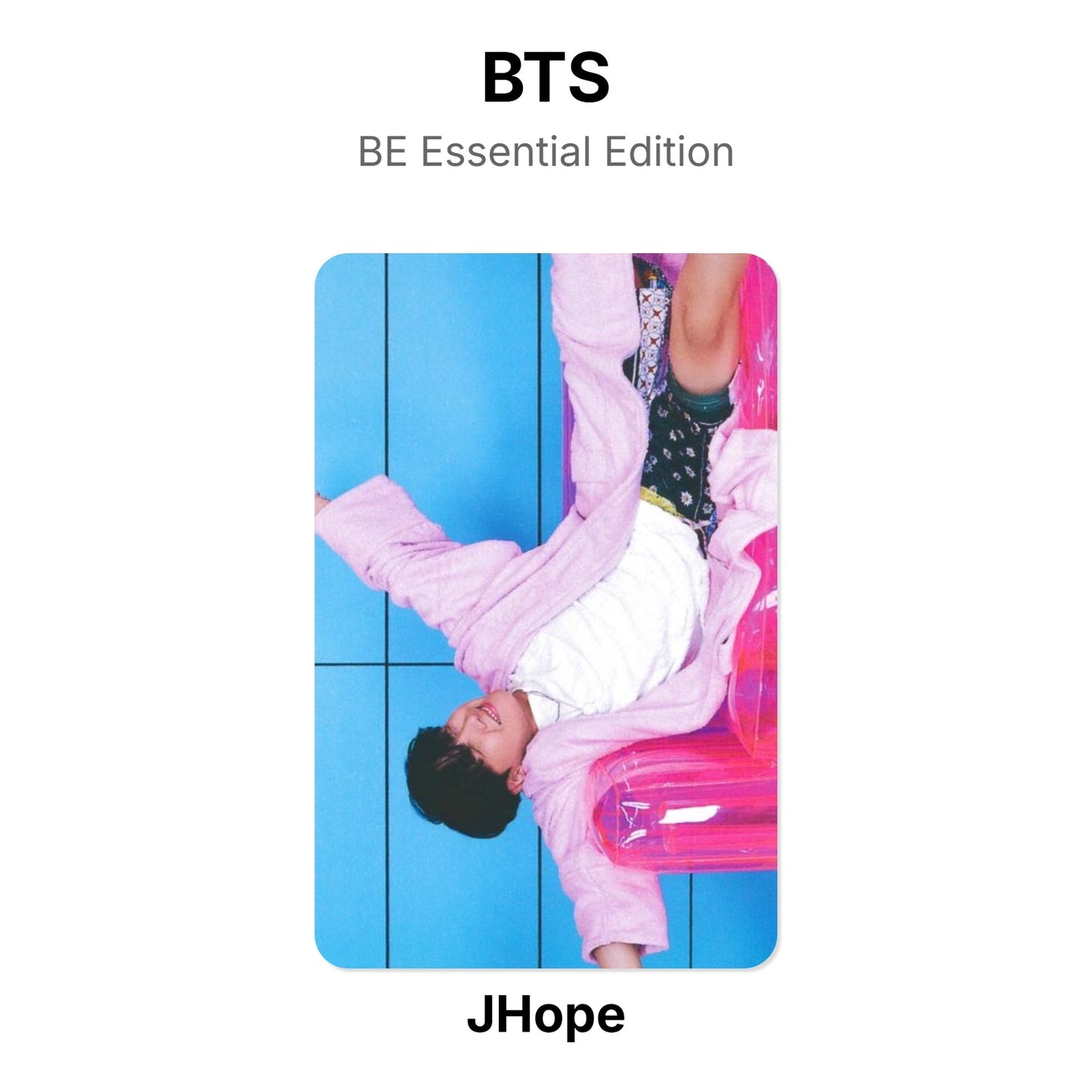 BTS BE Essential Edition 公式フォトカード