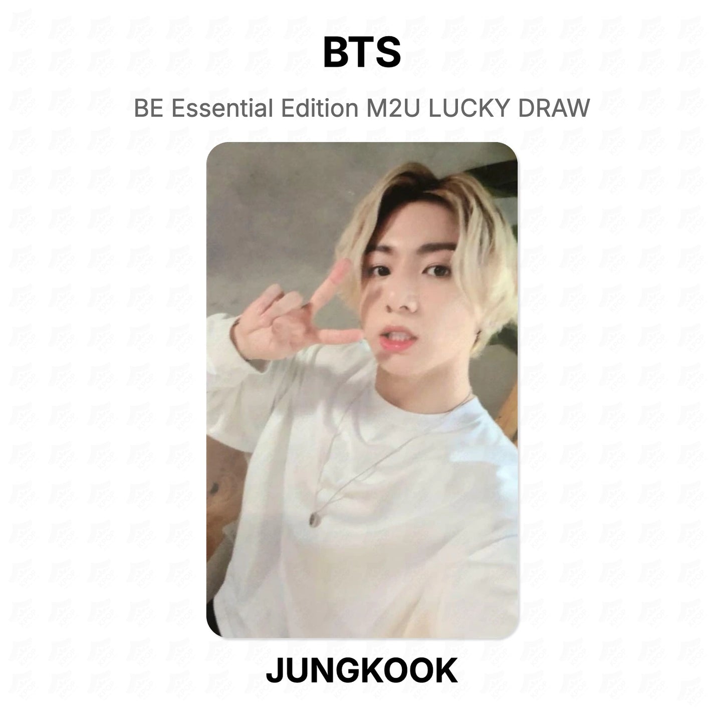 BTS BE Essential Edition M2U LUCKY DRAW Official Photocard
