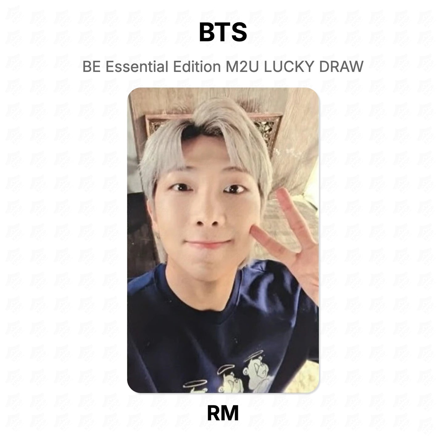 BTS BE Essential Edition M2U LUCKY DRAW Official Photocard