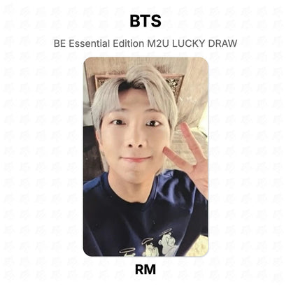 BTS BE Essential Edition M2U LUCKY DRAW Official Photocard