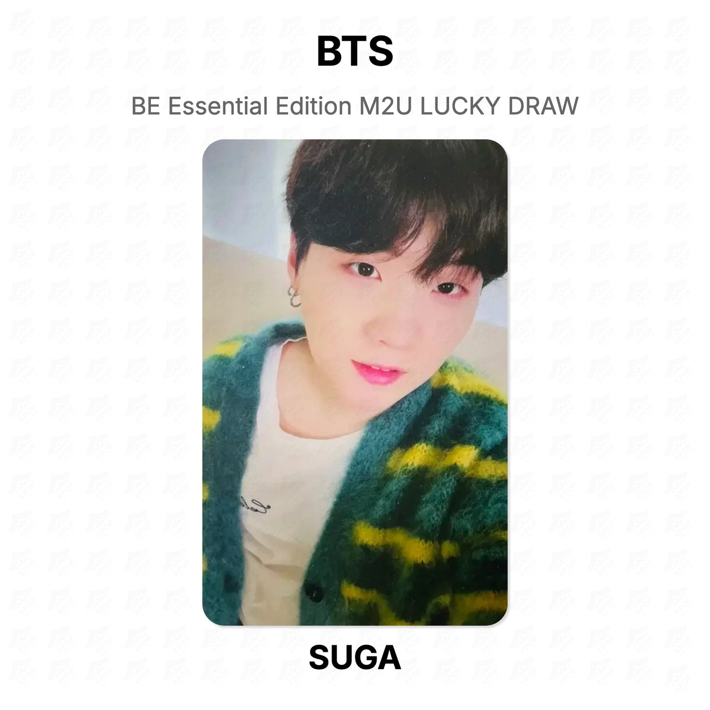 BTS BE Essential Edition M2U LUCKY DRAW Official Photocard
