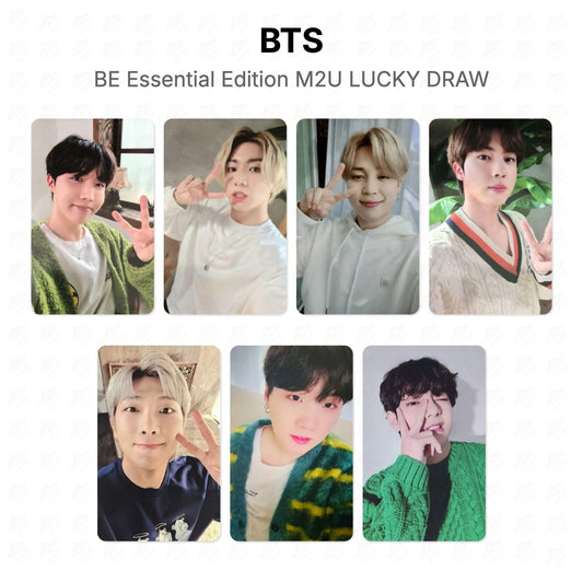 BTS BE Essential Edition M2U LUCKY DRAW Official Photocard