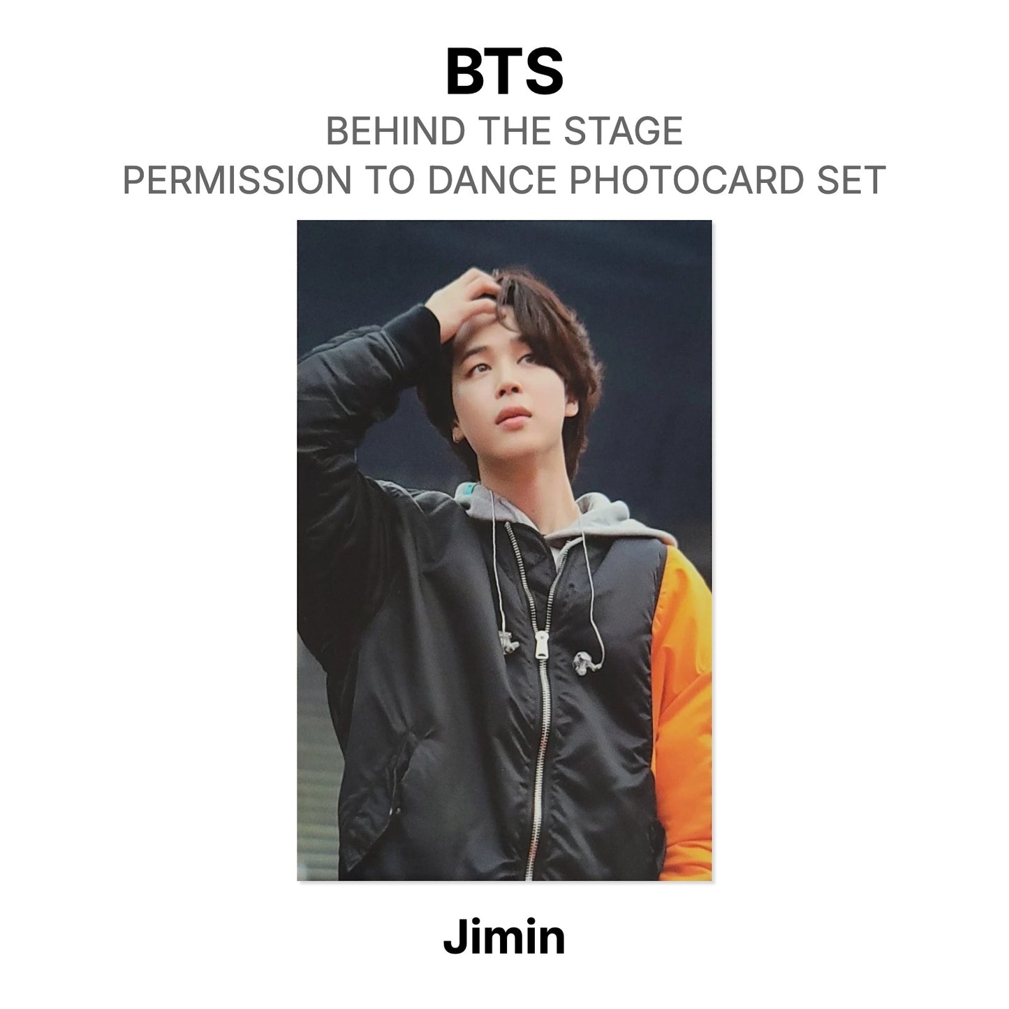 BTS BEHIND THE STAGE : PERMISSION TO DANCE PHOTOCARD SET Official Photocard