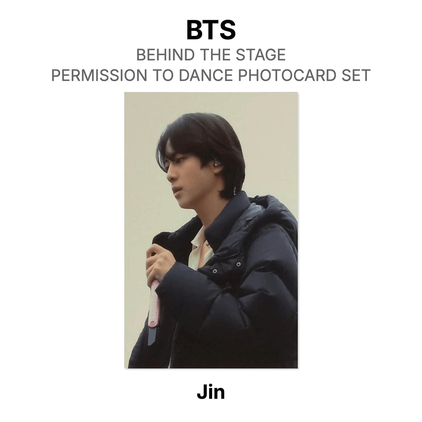 BTS BEHIND THE STAGE : PERMISSION TO DANCE PHOTOCARD SET Official Photocard