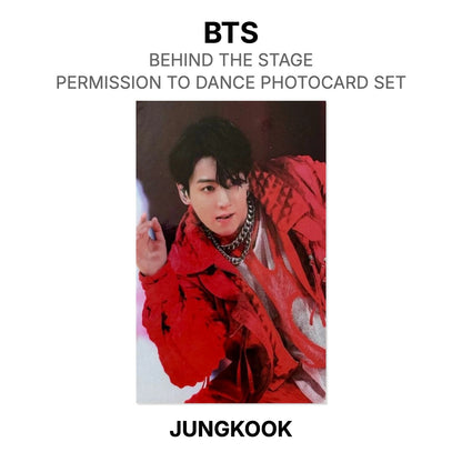 BTS BEHIND THE STAGE : PERMISSION TO DANCE PHOTOCARD SET Official Photocard