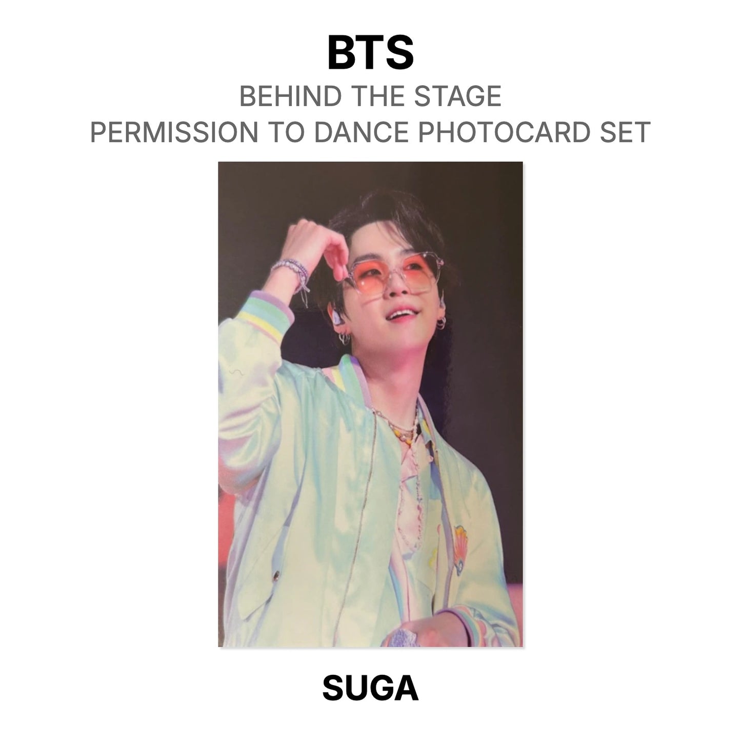 BTS BEHIND THE STAGE : PERMISSION TO DANCE PHOTOCARD SET Official Photocard