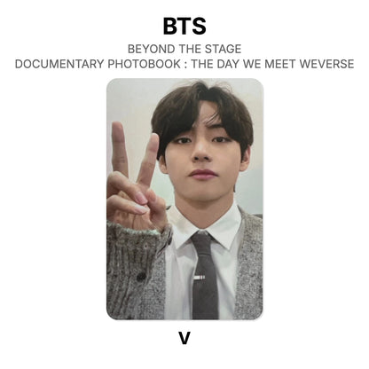 BTS BEYOND THE STAGE BTS DOCUMENTARY PHOTOBOOK : THE DAY WE MEET WEVERSE Official Photocard