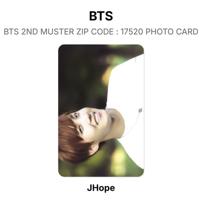 BTS BTS 2ND MUSTER ZIP CODE : 17520 PHOTO CARD Official Photocard