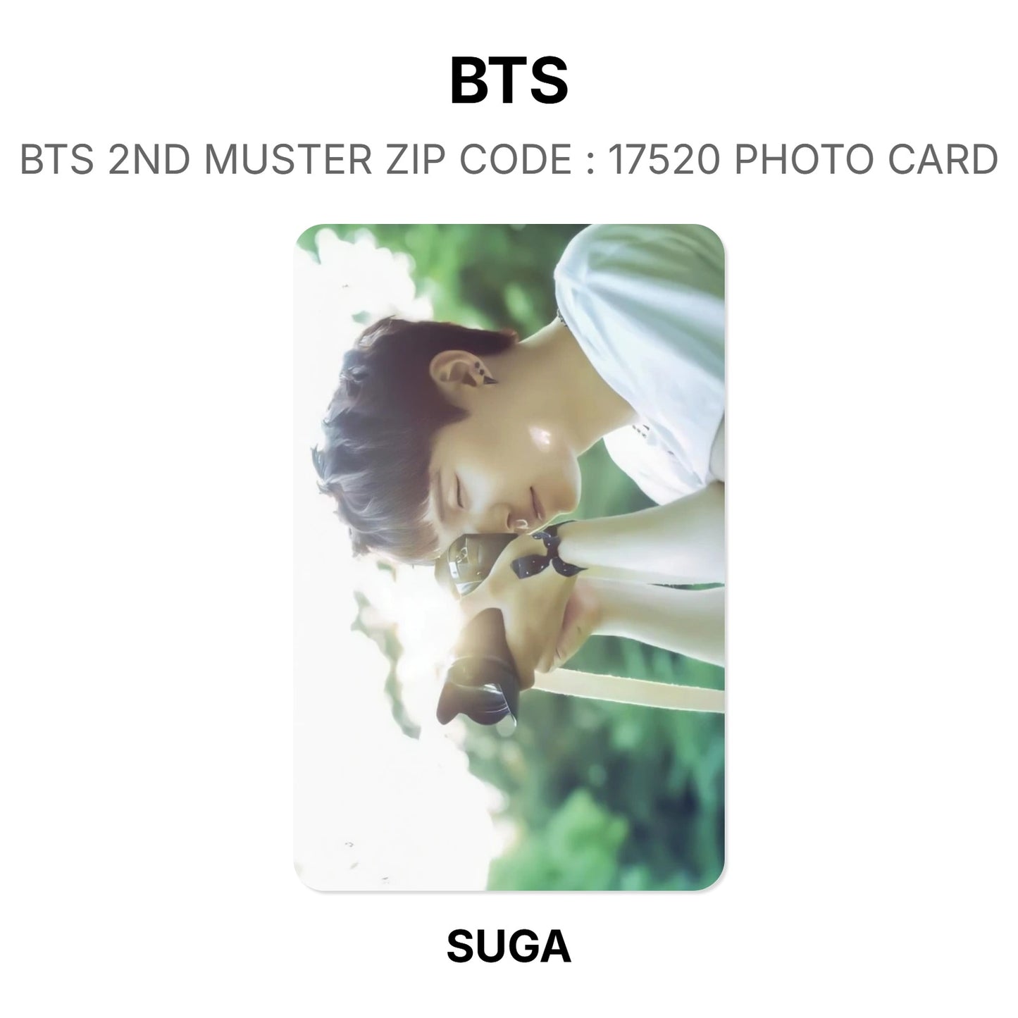 BTS BTS 2ND MUSTER ZIP CODE : 17520 PHOTO CARD Official Photocard