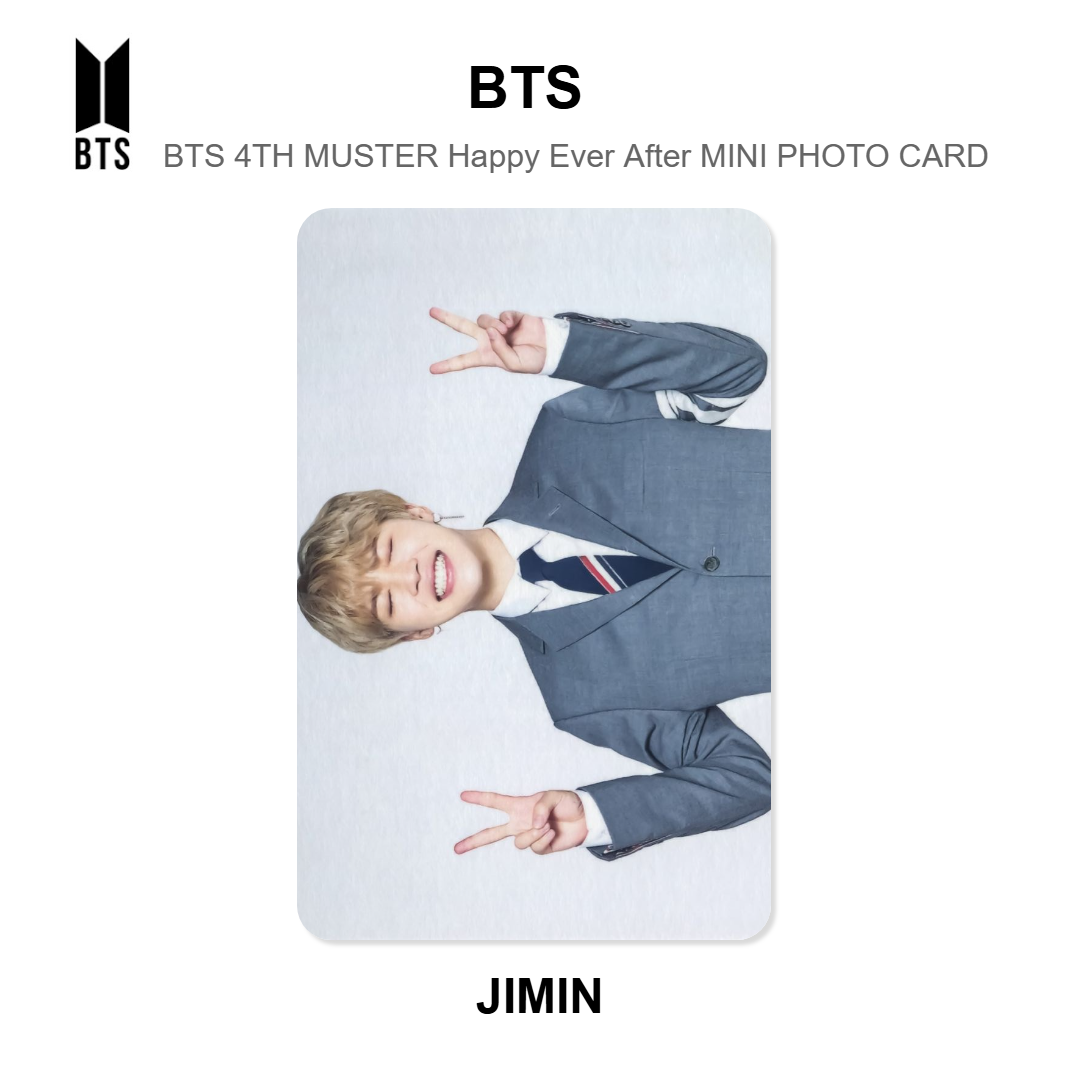 BTS BTS 4TH MUSTER Happy Ever After MINI PHOTO CARD Official Photocard