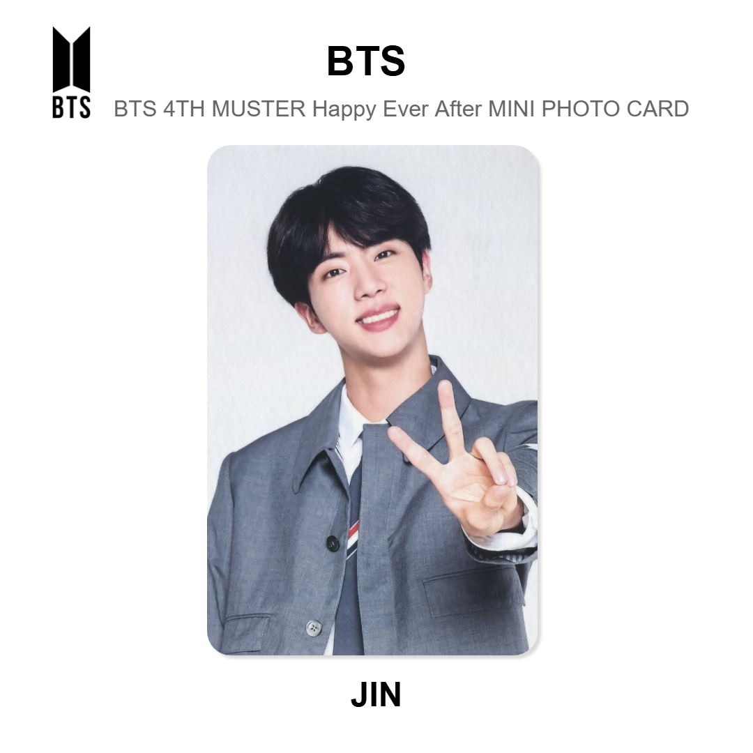 BTS BTS 4TH MUSTER Happy Ever After MINI PHOTO CARD Official Photocard