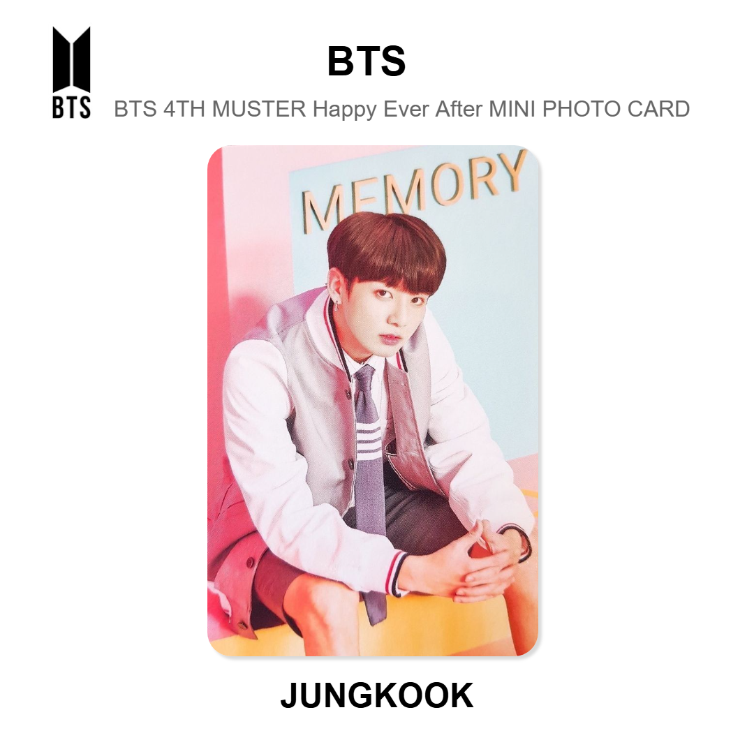 BTS BTS 4TH MUSTER Happy Ever After MINI PHOTO CARD Official Photocard