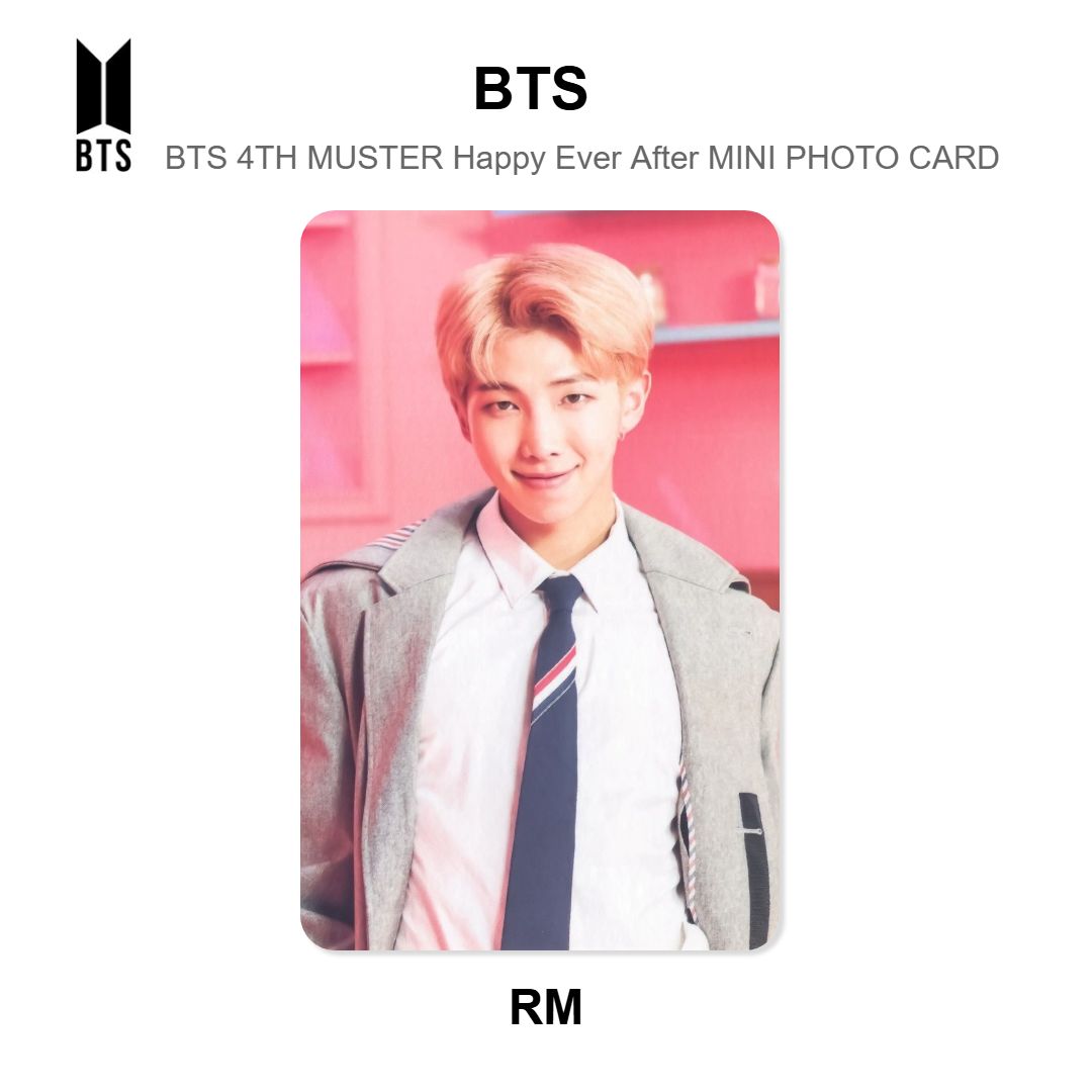 BTS BTS 4TH MUSTER Happy Ever After MINI PHOTO CARD Official Photocard