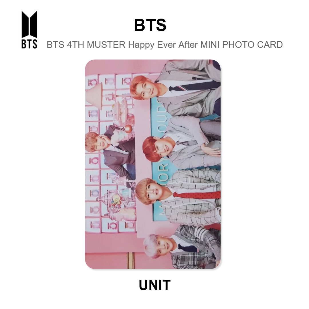 BTS BTS 4TH MUSTER Happy Ever After MINI PHOTO CARD Official Photocard