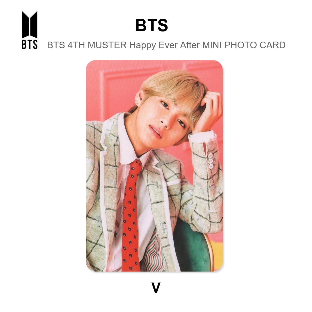 BTS BTS 4TH MUSTER Happy Ever After MINI PHOTO CARD Official Photocard